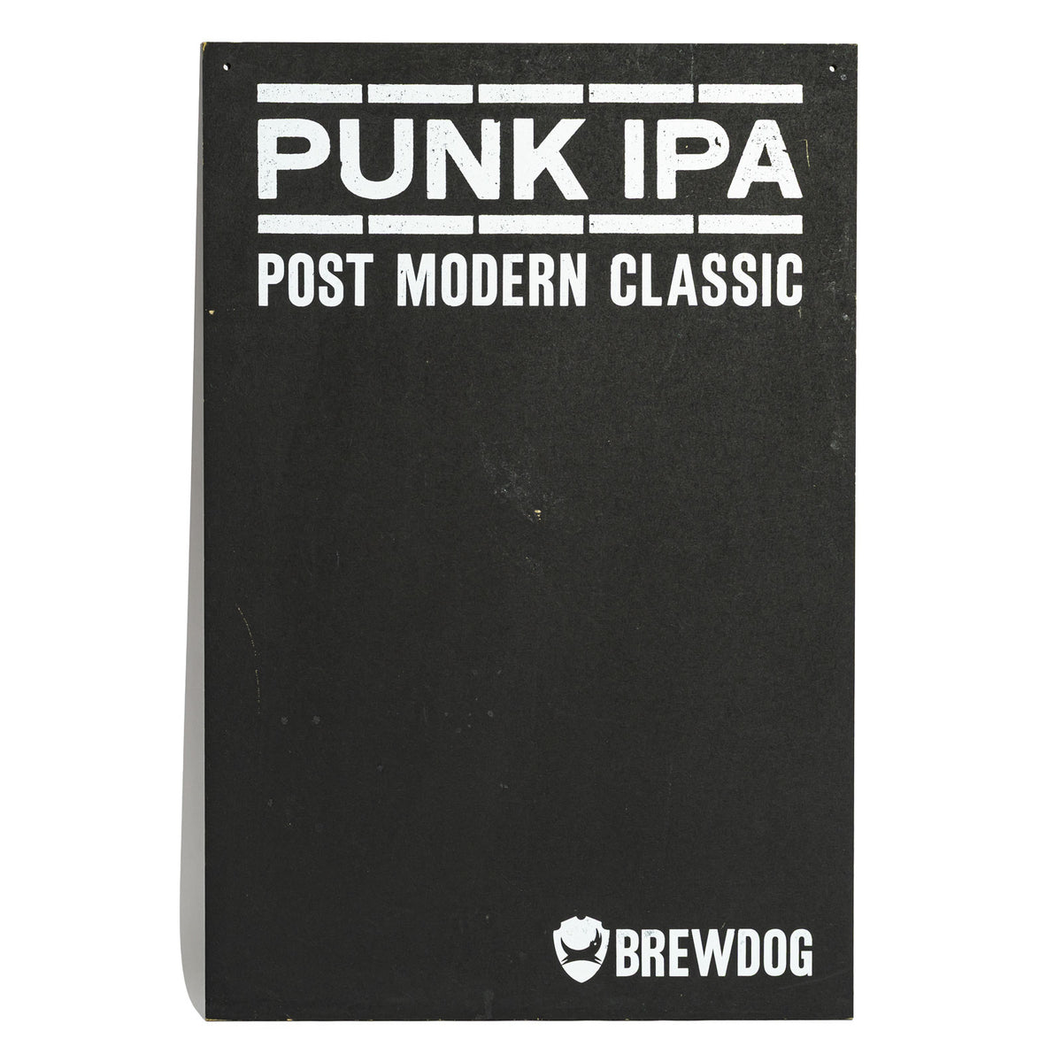Ardoise à bière Brewdog 60 x 40 cm Punk IPA noire, produit de deuxième choix, d'occasion