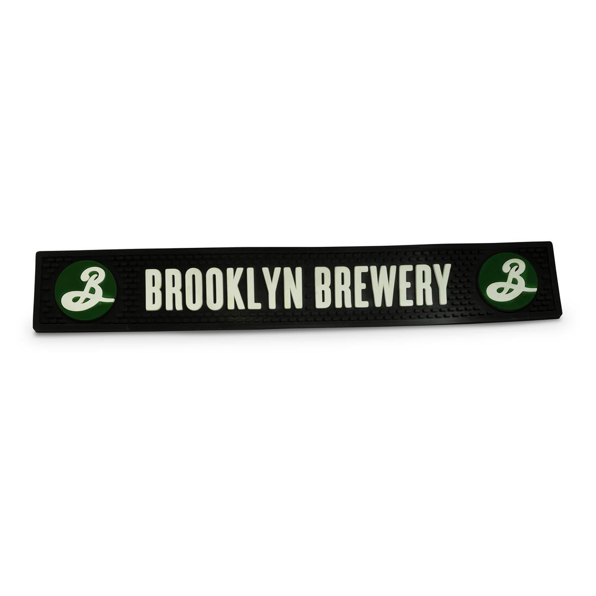 Brooklyn Brewery Sous-verre à bière Tapis égouttoir Accessoires de bar Noir Logo simple 60 x 9,5 cm