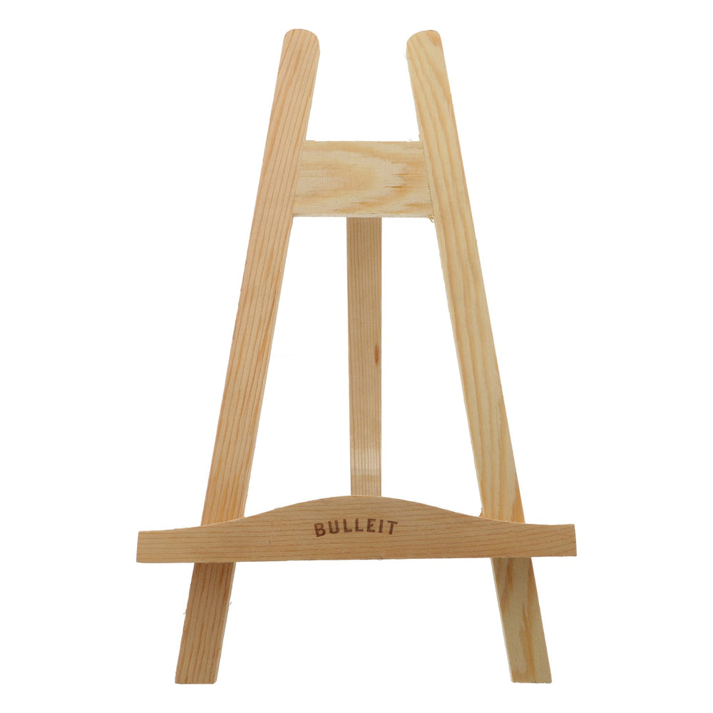 Bulleit Whiskey Présentoir de table en bois véritable Présentoir de menu Mini chevalet