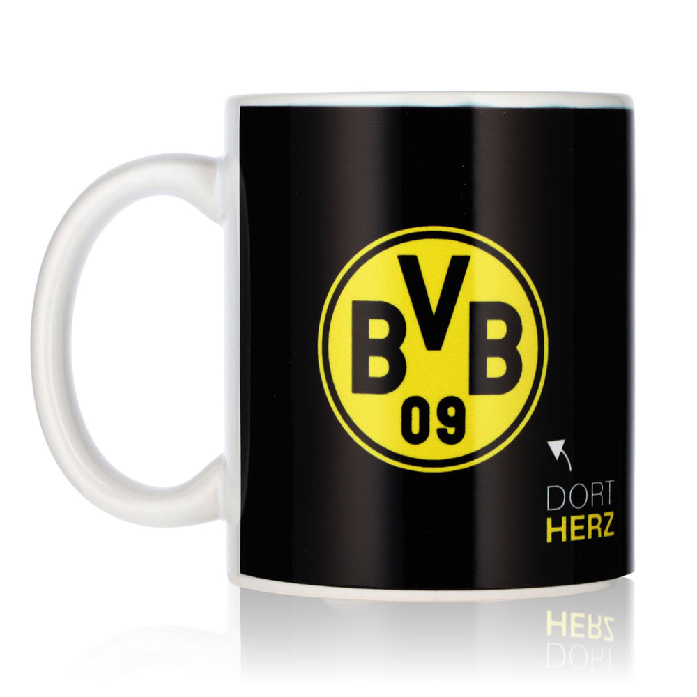 Produits dérivés du BVB - Divers - Verre 0,36 l - Tasse à café avec le logo du BVB - Tasse en céramique