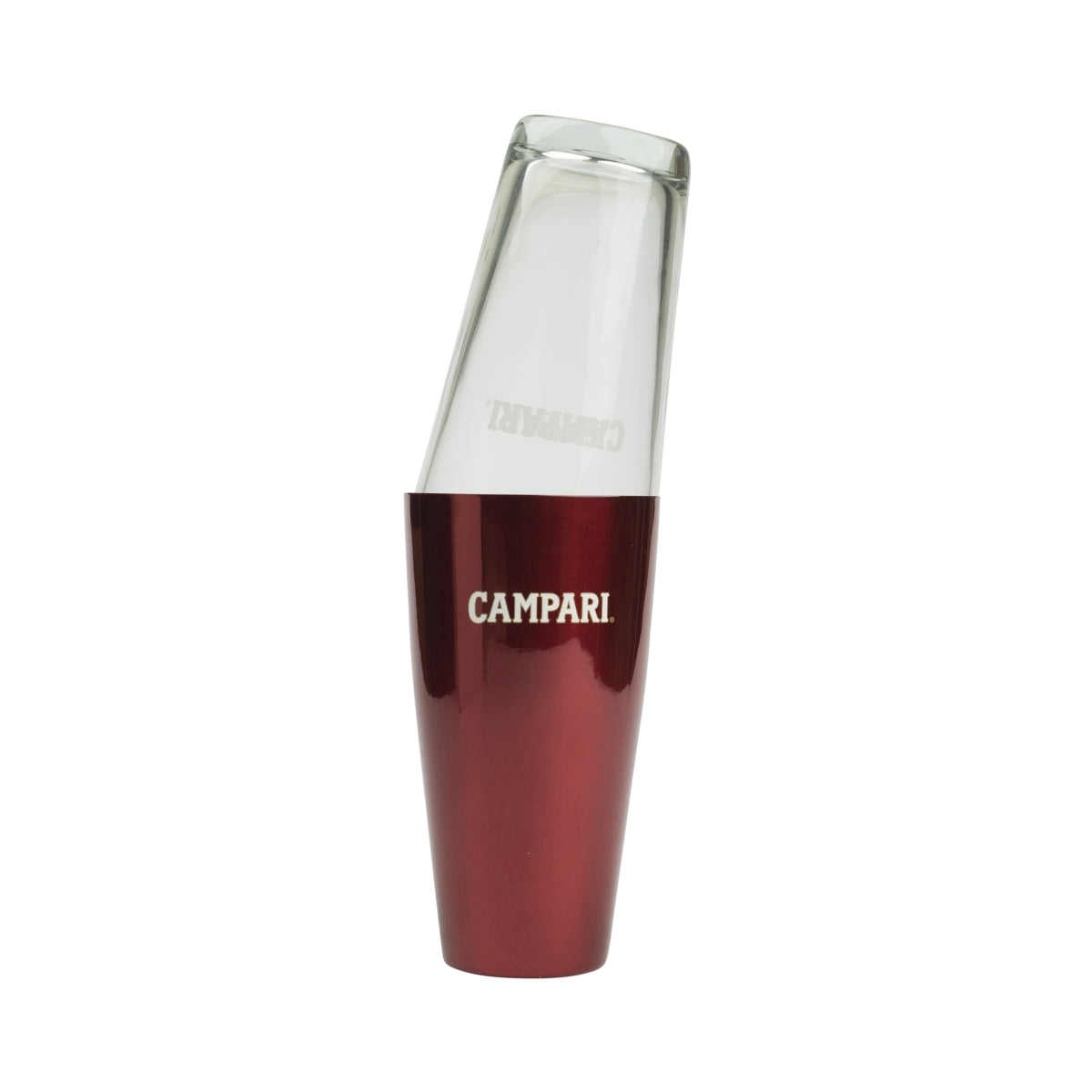 Campari Apéritif Boston Shaker Rouge Cocktail Mixer Barman Long Drink Logo