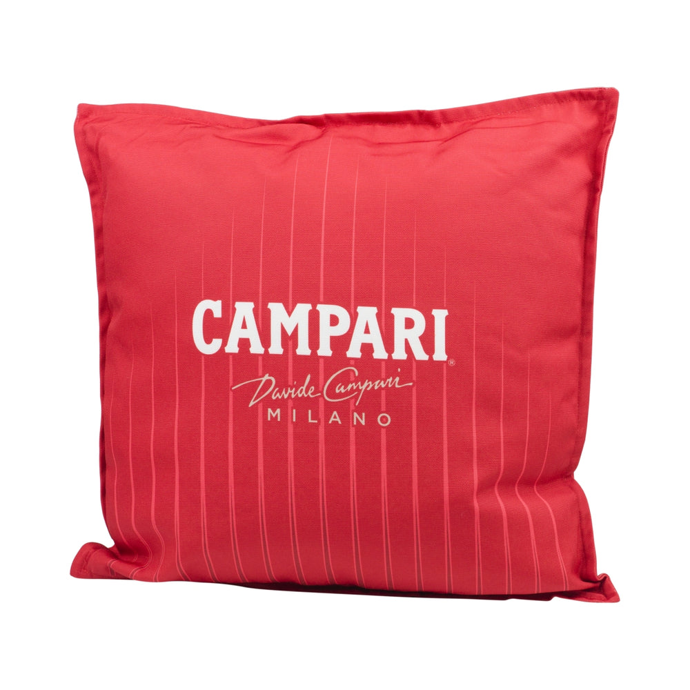 Coussin Campari rouge « Milano » Tissu Canapé d'extérieur Décoration rouge Design Negroni