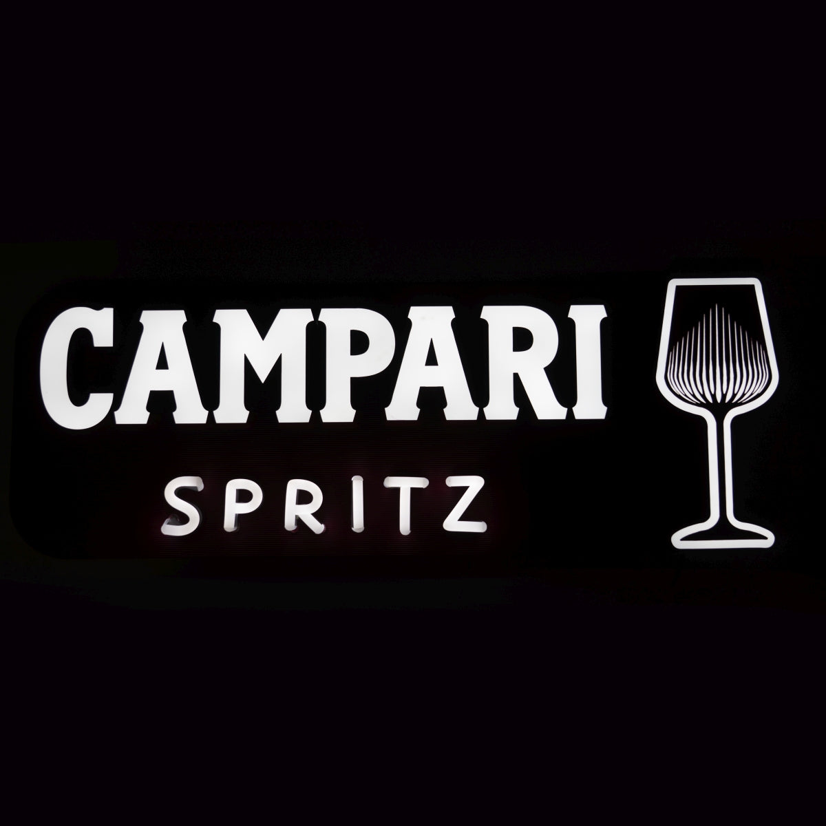 Enseigne lumineuse Campari LED Panneau mural 66x24x4cm Décoration Aperol Spritz – Vue 2