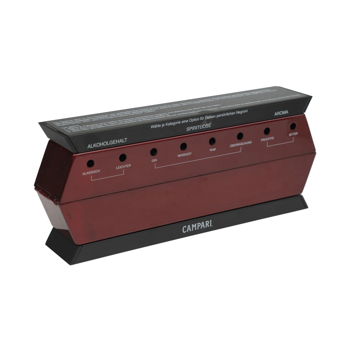 Recherche de recettes Campari Analog Computer Negroni Cocktail Mixer Gadget de bar
