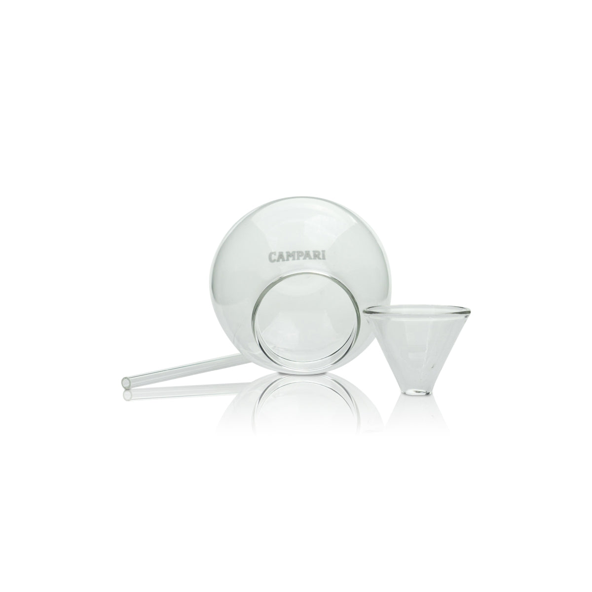 Verre à Campari Spritz 0,35 l Verre ballon Tumbler Verres festifs Paillette Couvercle Nosing – Vue 2