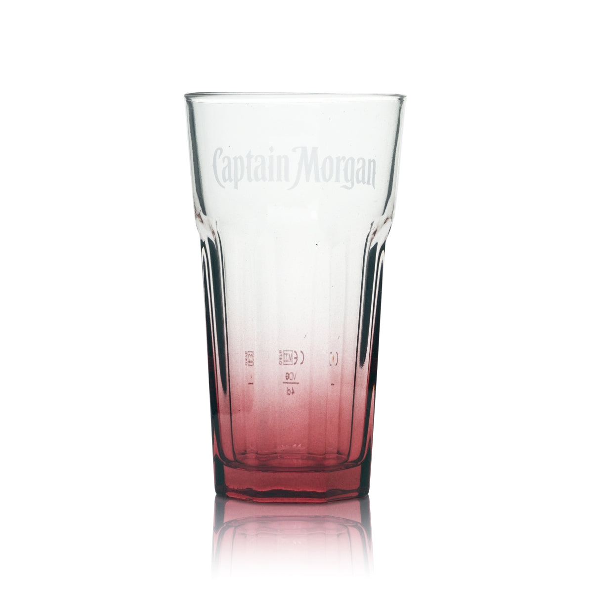 6 verres Captain Morgan 0,34 l, verres à cocktail long drink, contour rouge – Vue 2
