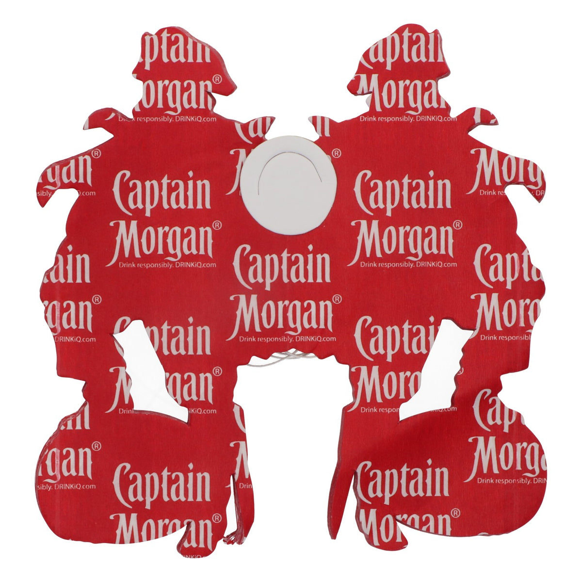 Guirlande de fanions Captain Morgan Rum Party Decoration deux capitaines rouge
