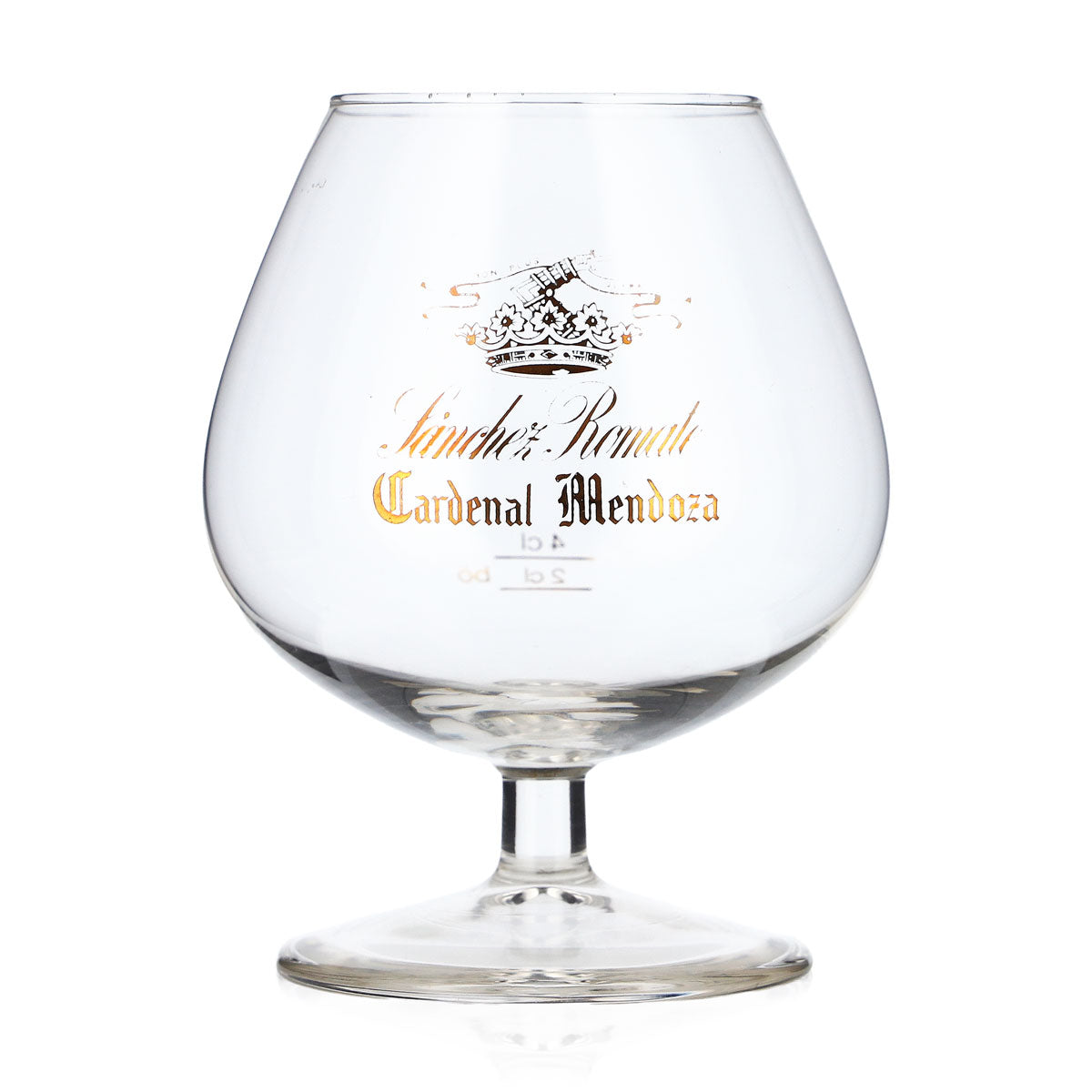 Verre à cognac Cardenal Mendoza 2 cl/4 cl Logo doré Böckling