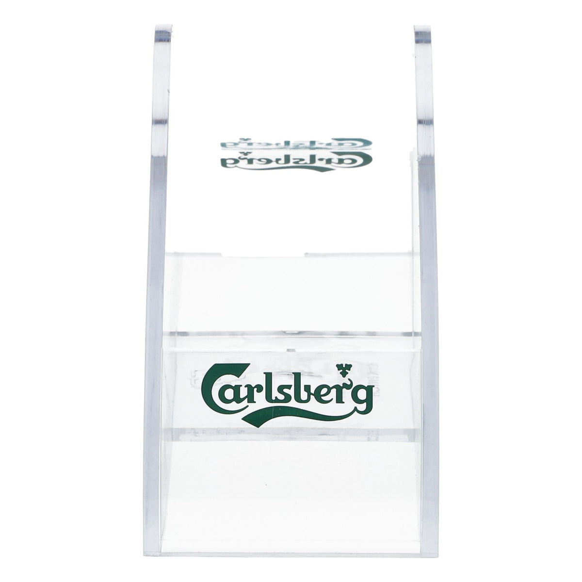 Présentoir de table Carlsberg pour sous-verres, vert, neuf, en plastique – Vue 3