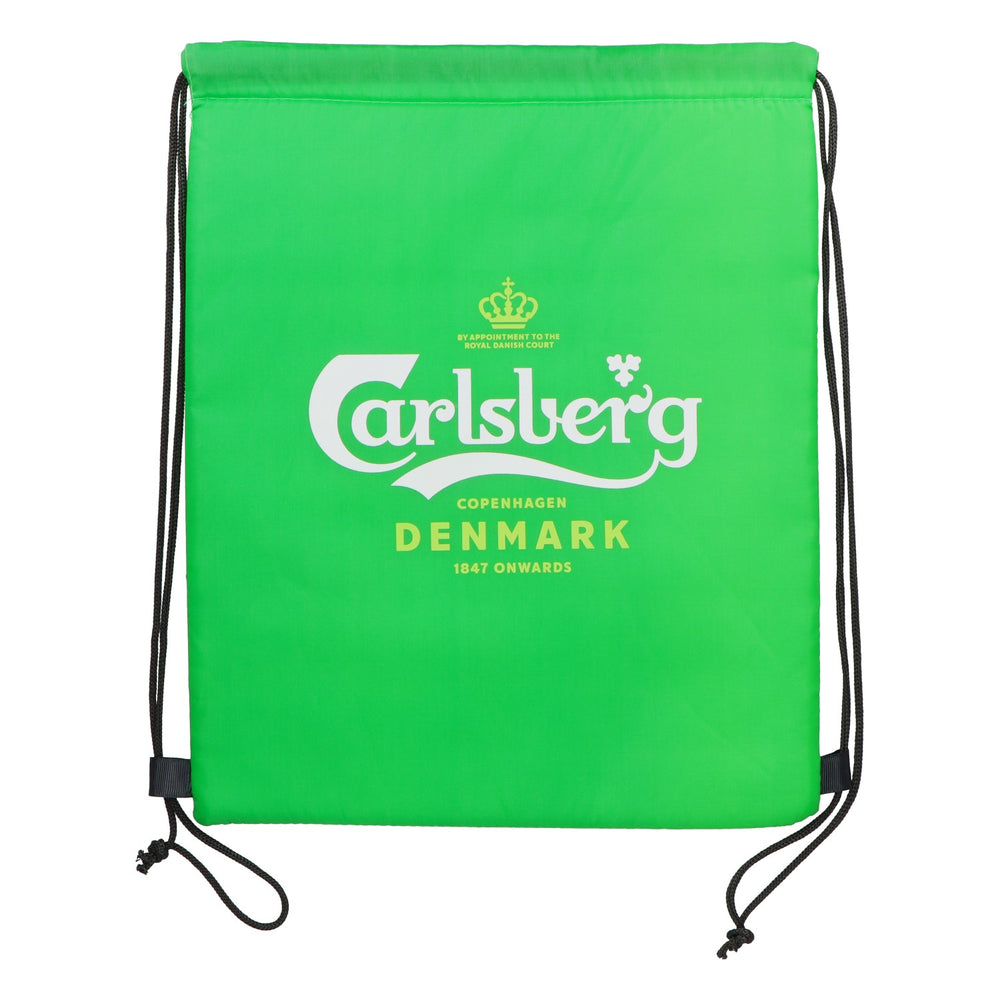 Sac de transport pour bière Carlsberg, vert, sac à cordon, sac à bandoulière, produit dérivé
