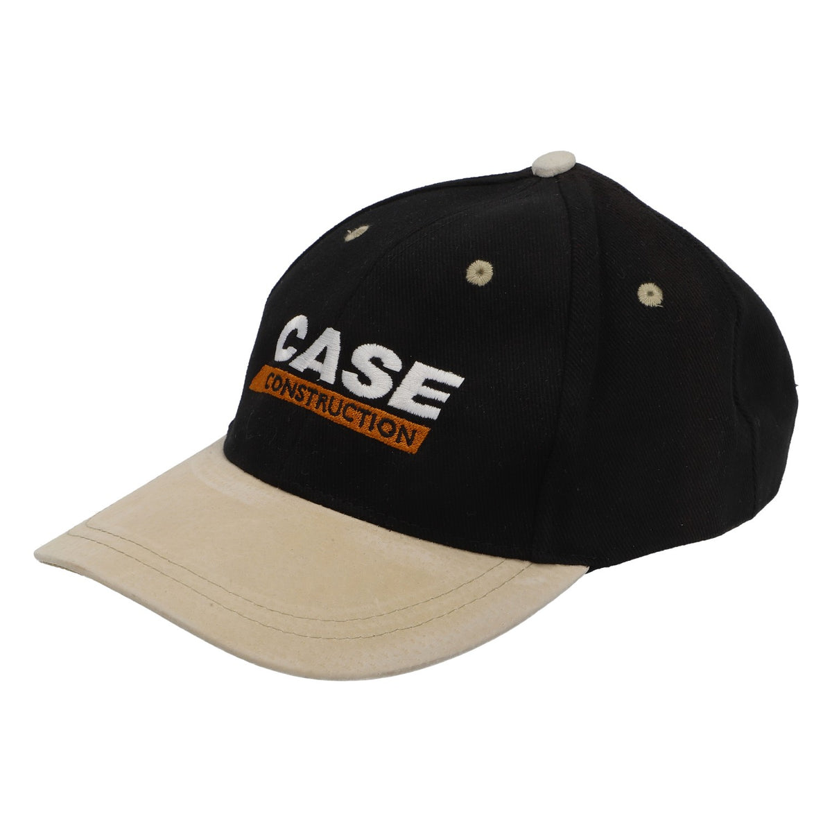 Casquette de baseball Case Construction USA Casquette trucker Motif « Alcantara » noir
