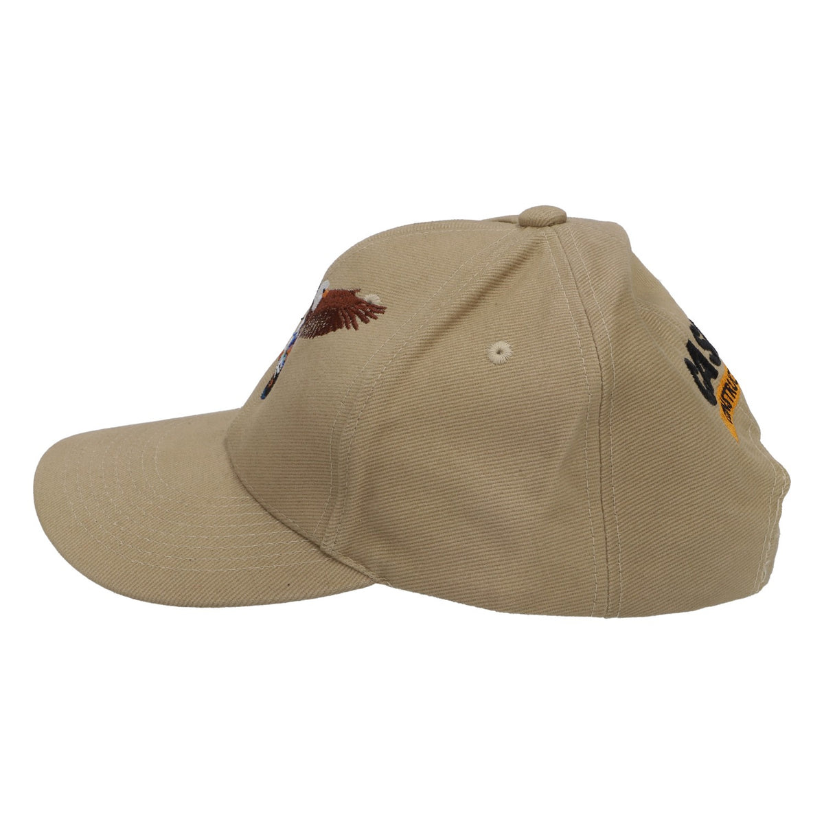 Casquette de baseball Case Construction USA Casquette de camionneur Motif « Aigle beige – Vue 3