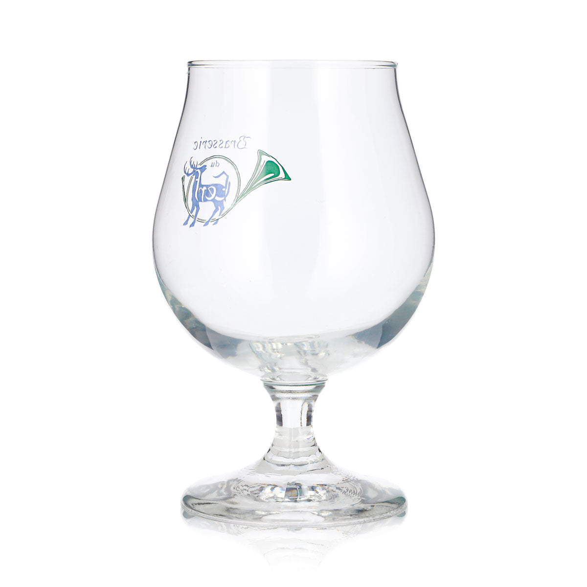 Verre à bière Cerf 0,5 l, forme tulipe, Brasserie Durobor, verre à bière, verre à pied, verre à bière tulipe – Vue 4