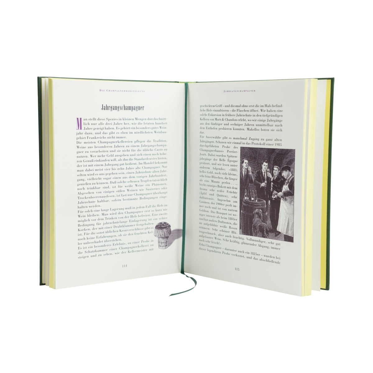 Champagne Livre Wilhelm Heyne Verlag Munich Histoire vert Gastronomie – Vue 2