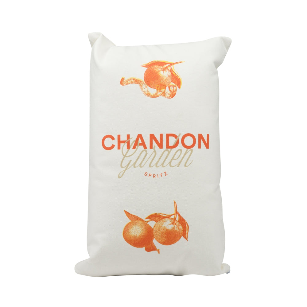 Chandon Garden Spritz Coussin Champagne 42x22 Canapé d'extérieur Bar Moet