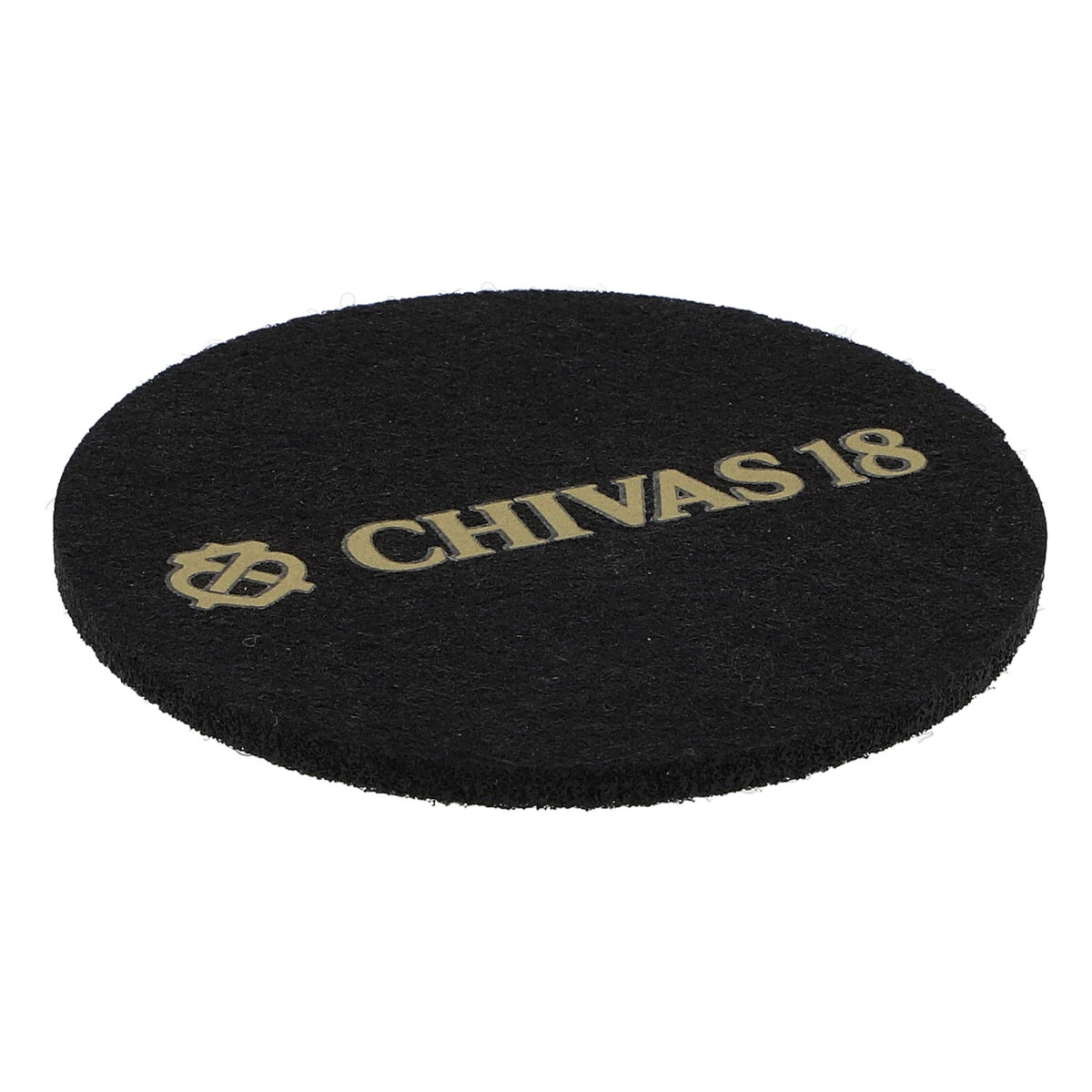 Chivas Regal Whisky Sous-verres en feutre Noir 6,2 cm de diamètre « Chivas 18 »