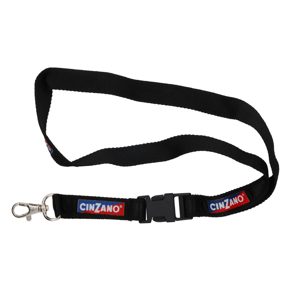 Lanière Cinzano Vermouth Laynard, porte-clés noir