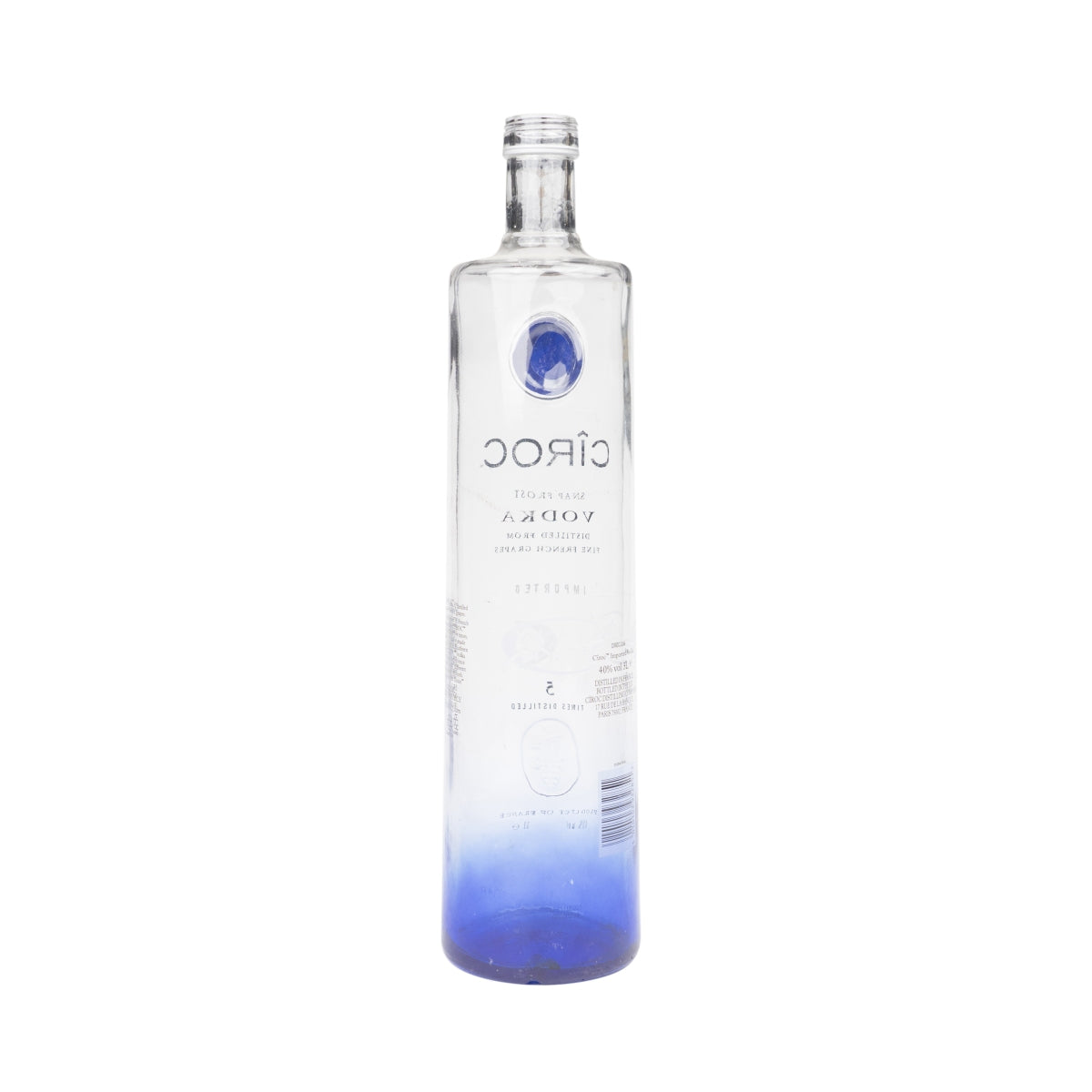 Bouteille de vodka Ciroc 3 l VIDE d'occasion Bricolage Décoration Lampe de bar Bouteille vide Vodka – Vue 2