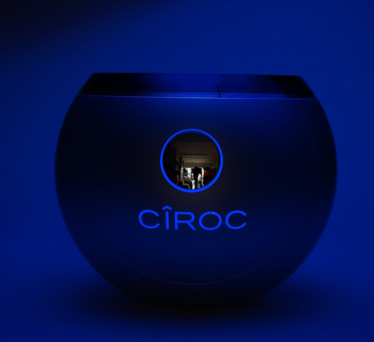 Ciroc Vodka LED Refroidisseur de bouteille Bac à glaçons Rond Argent LE Bubble