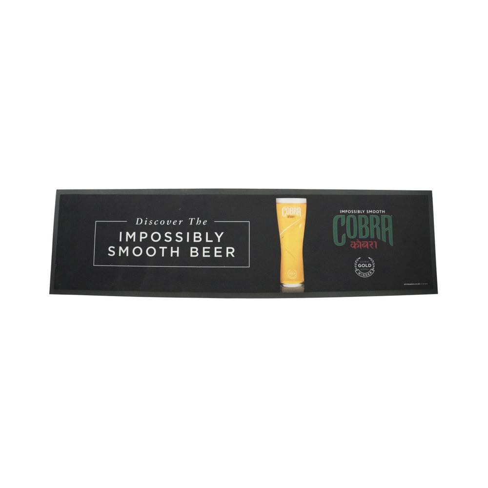Tapis de bar Cobra Beer Indian Beer Bar Runner Mat Tapis égouttoir pour verres Gastro Bar