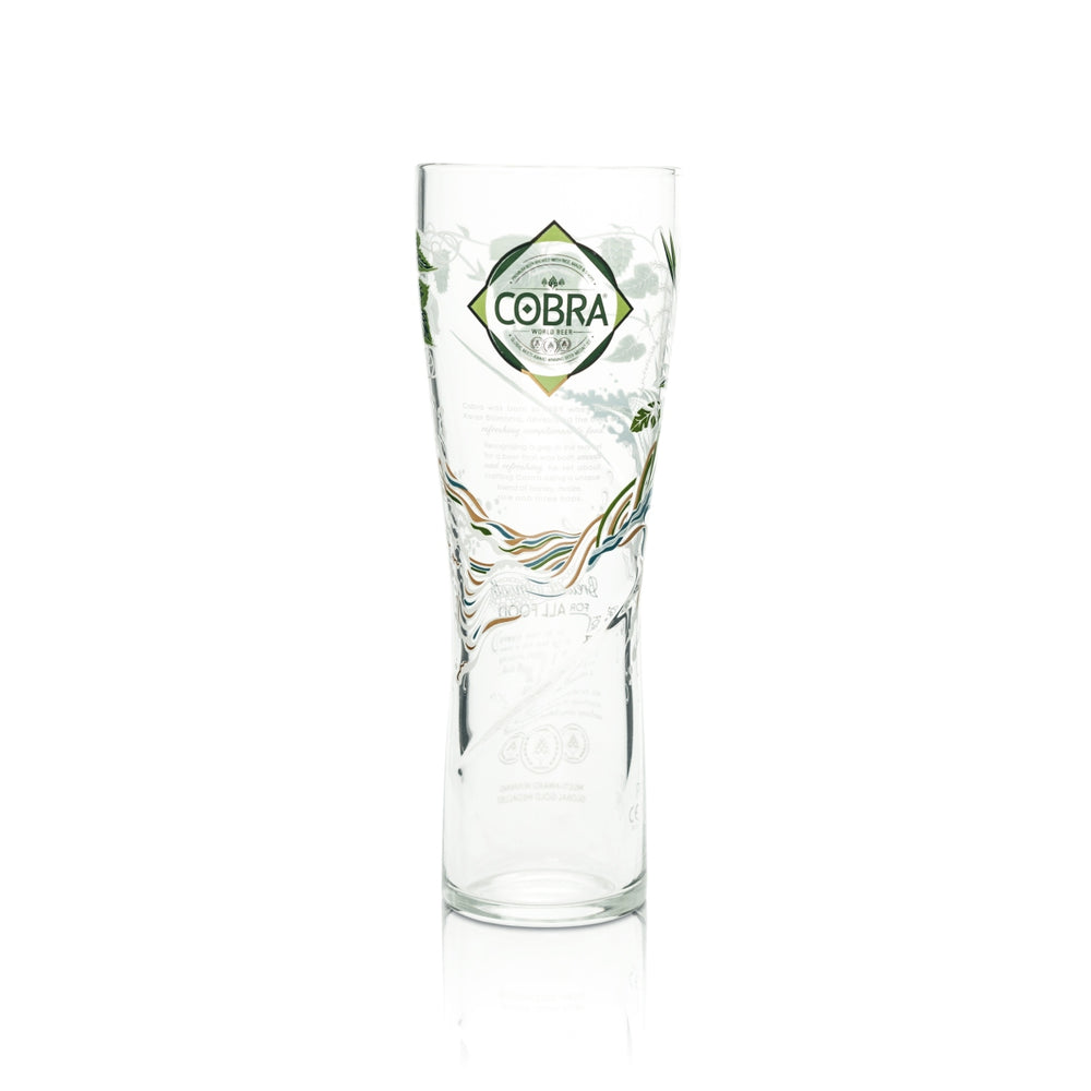 Verre à bière Cobra 0,5 l, mug Pint Story, verres à bière indiens, Inde, rare, collectionneur