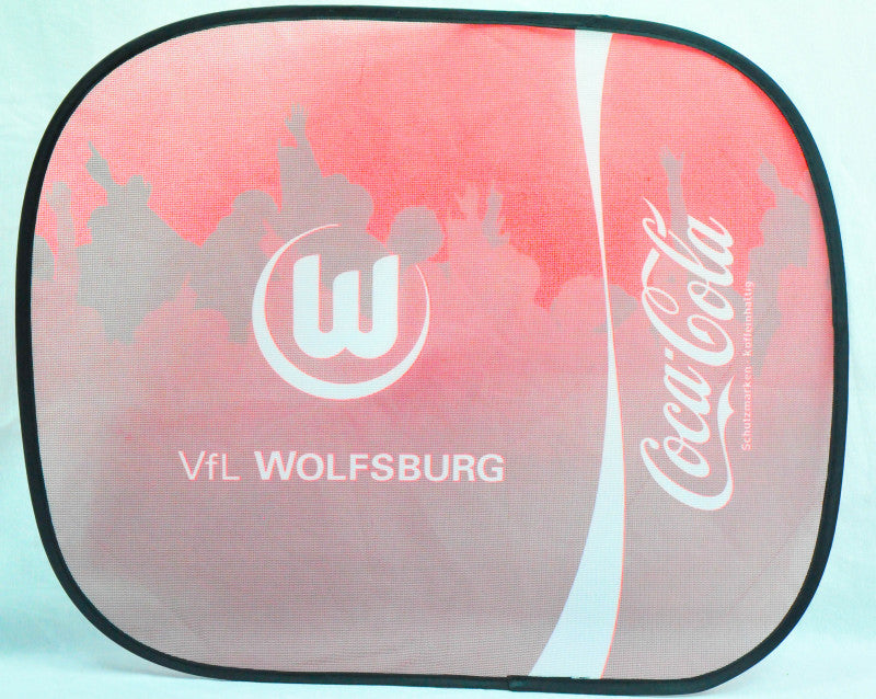 Pare-soleil Coca Cola pour pare-brise et vitres latérales « Vfl Wolfsburg »