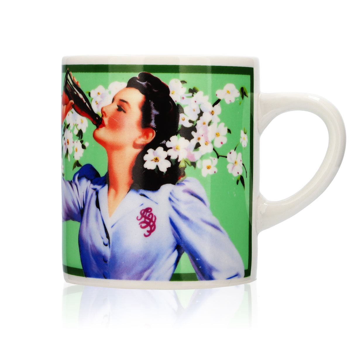 Tasse à café en verre Coca Cola Mug 0,39 l « You taste ist quality »