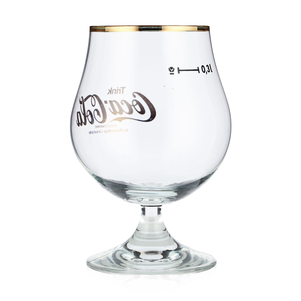 Verre à cocktail Coca Cola 0,3 l Logo doré – Vue 3