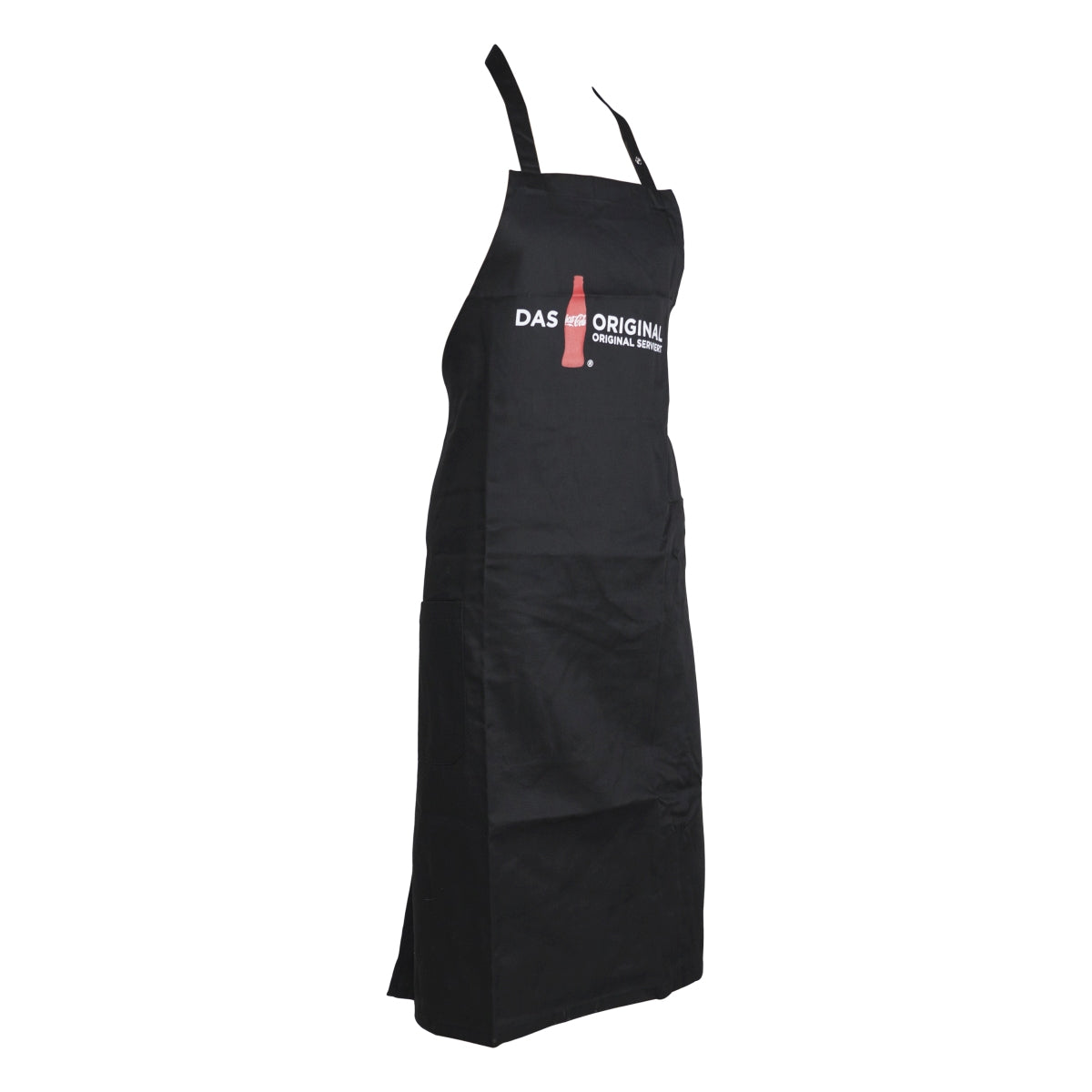 Tablier de serveur Coca Cola à bavette longue et poches latérales pour restaurant, bar, café – Vue 2