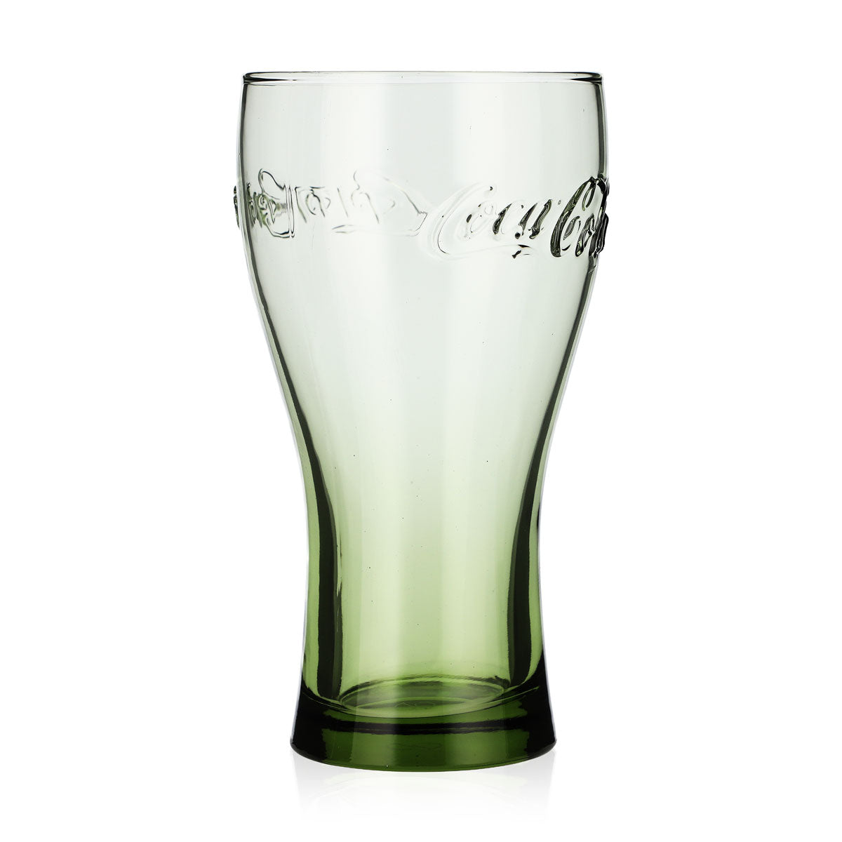 Verre à soda Coca-Cola 0,36 l, verre profilé, vert olive, McDonald's, style bengali – Vue 2