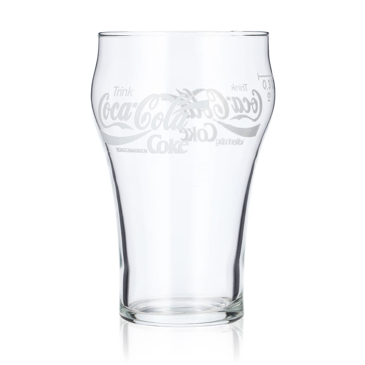 Verre à soda Coca Cola Verres à cola Verre à pied Design rétro « Coke »