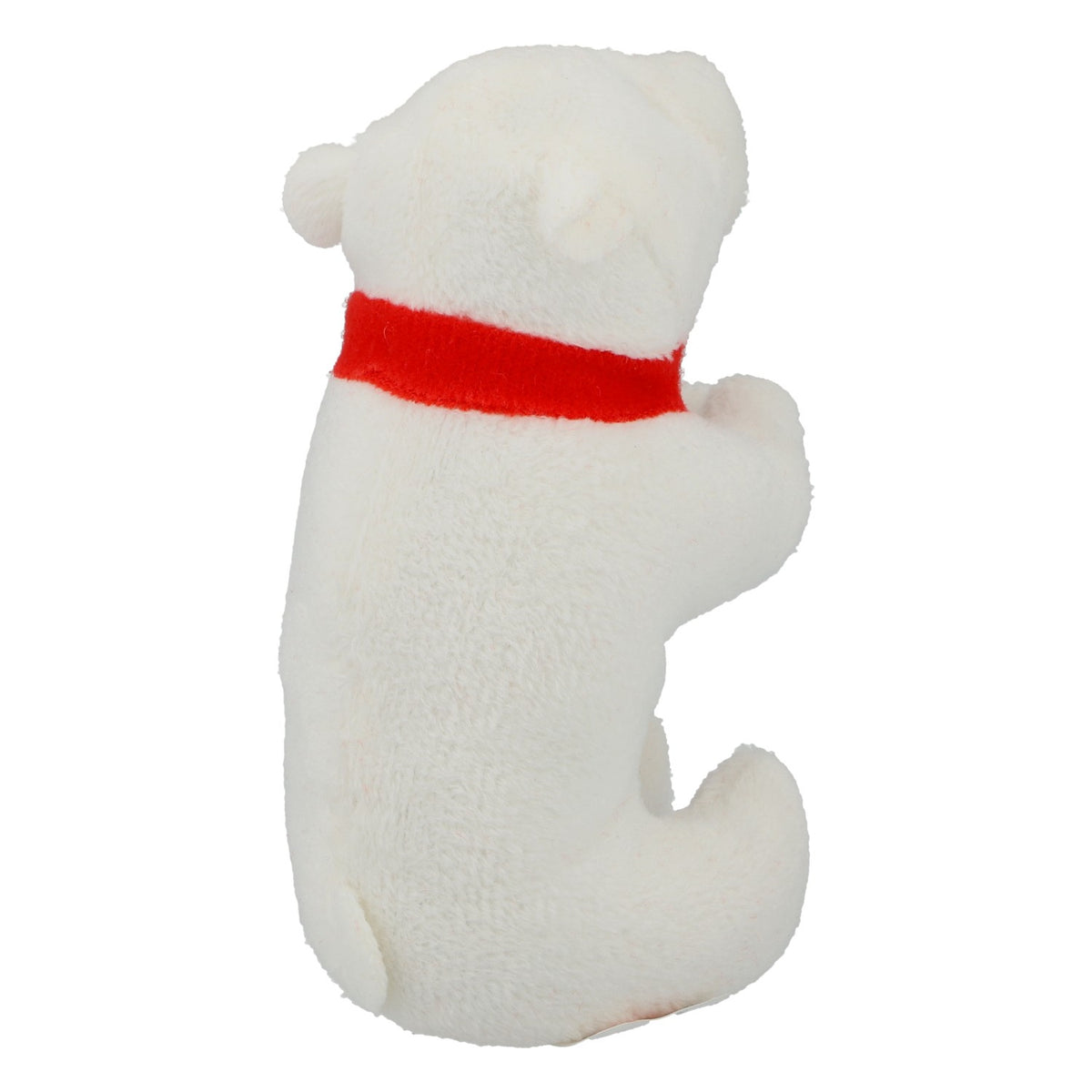 Peluche Coca-Cola, ours polaire debout, tissu mélangé, blanc – Vue 3