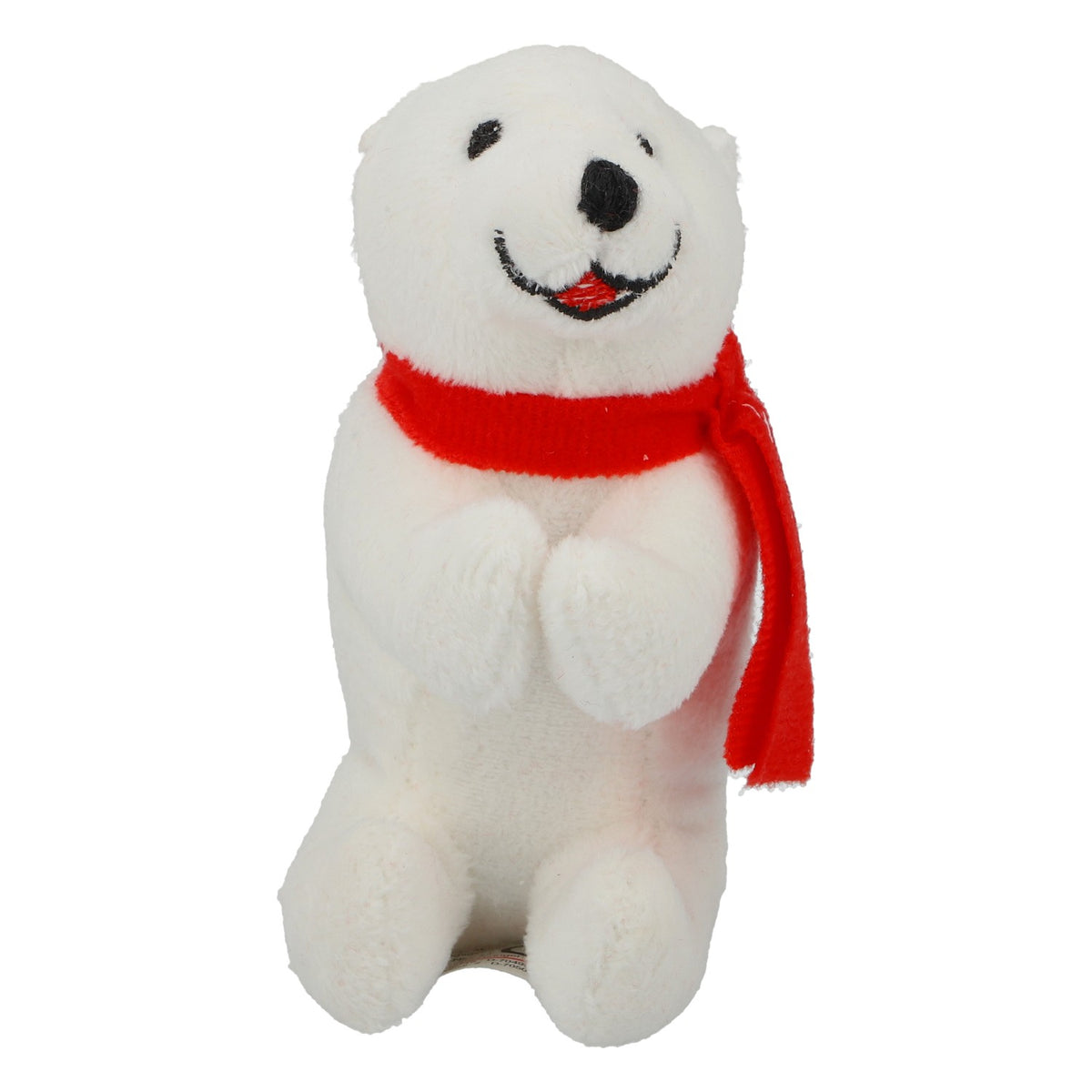 Peluche Coca-Cola, ours polaire debout, tissu mélangé, blanc – Vue 4