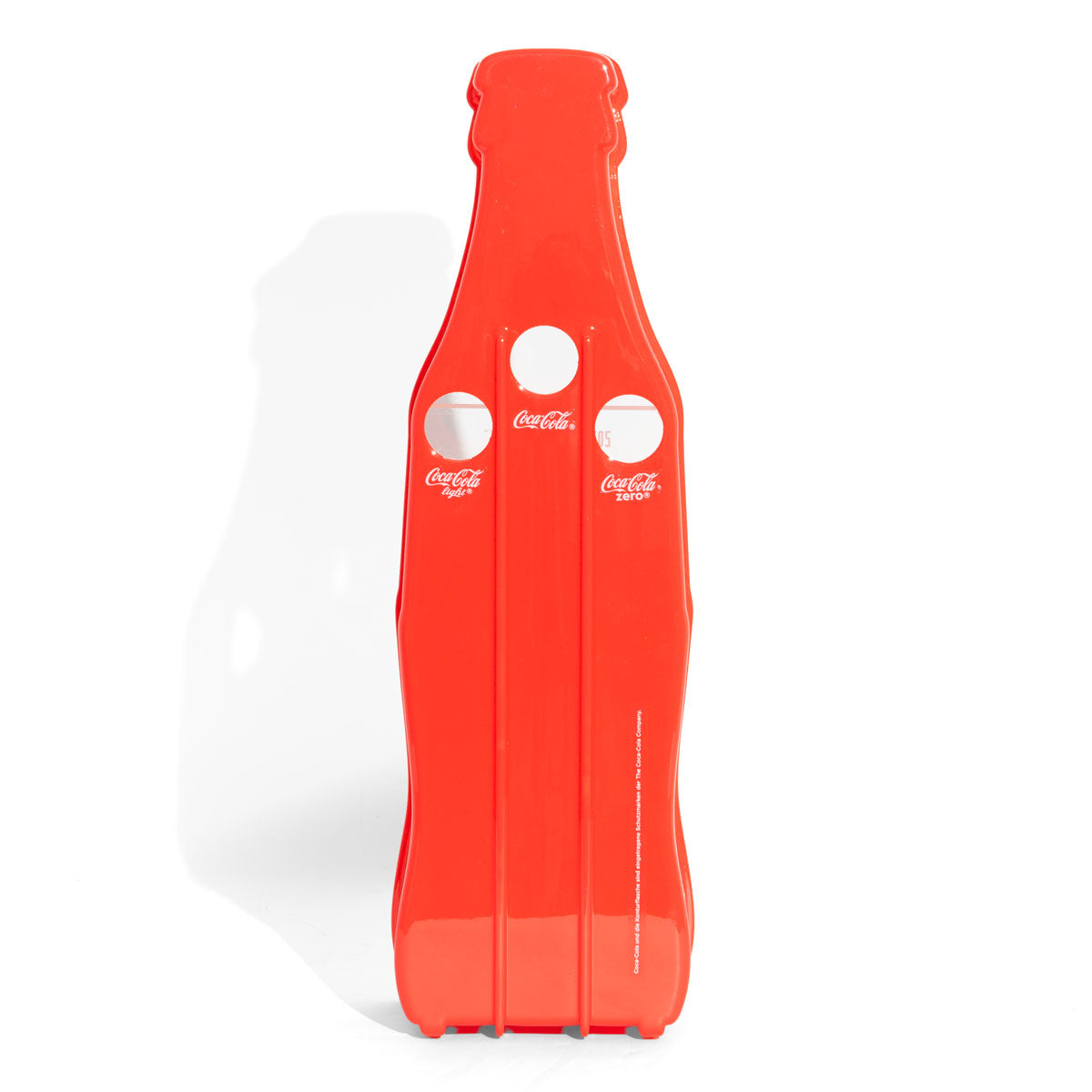 Boîte de collection pour canettes de Coca Cola, forme de bouteille, 3 compartiments, rouge, Coupe du monde de football 2014 au Brésil – Vue 4