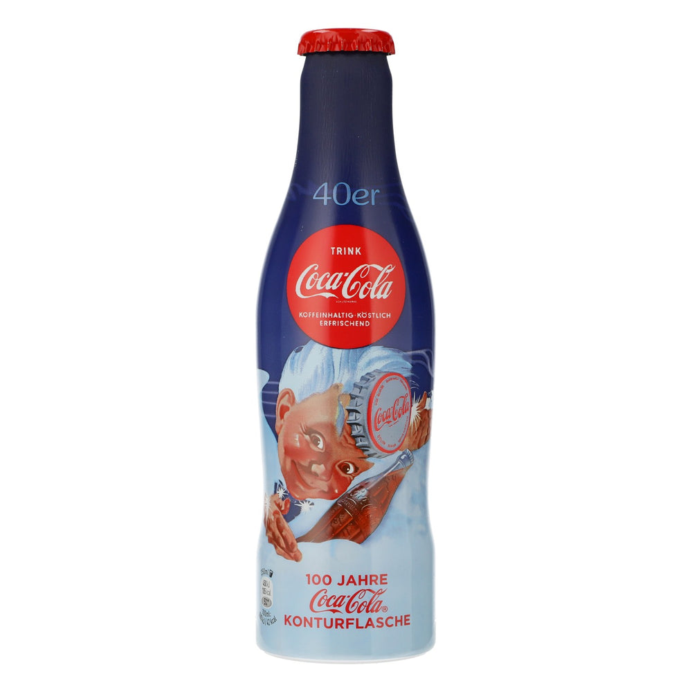 Bouteille Coca Cola Softdrink Show, édition collector de 40 bouteilles, 100 ans de bouteilles décoratives