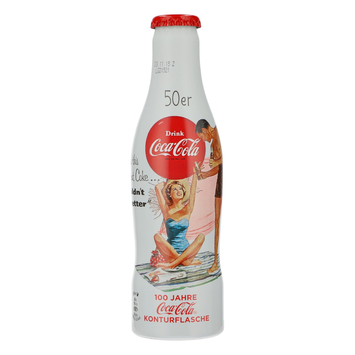 Bouteille Coca Cola Softdrink Show, édition collector des années 50, bouteille décorative centenaire