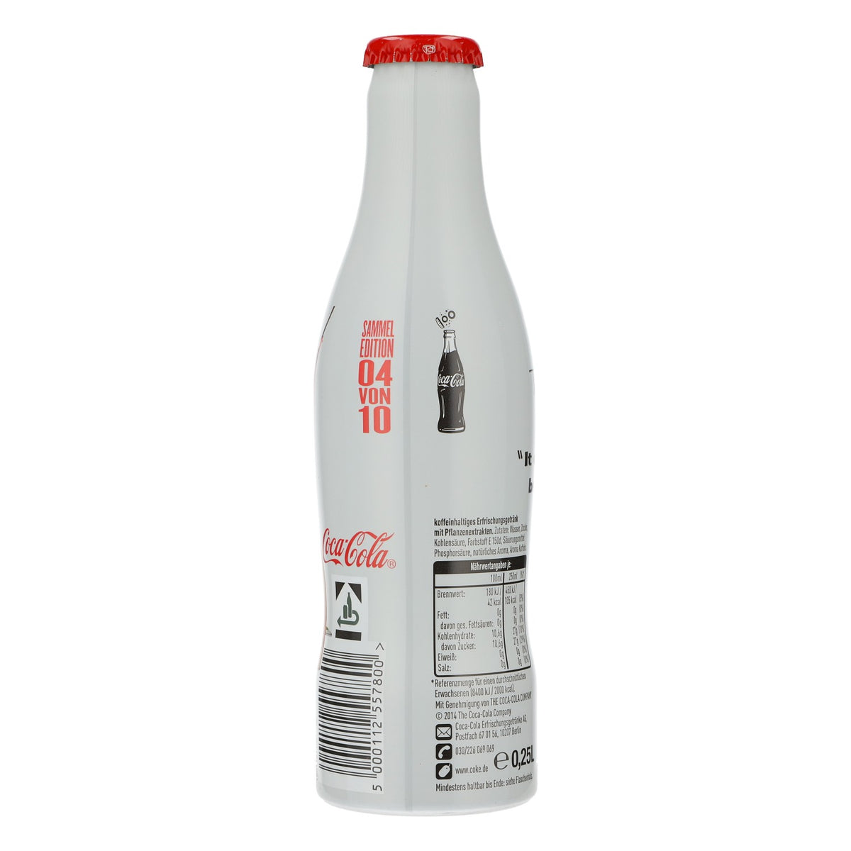 Bouteille Coca Cola Softdrink Show, édition collector des années 50, bouteille décorative centenaire – Vue 3