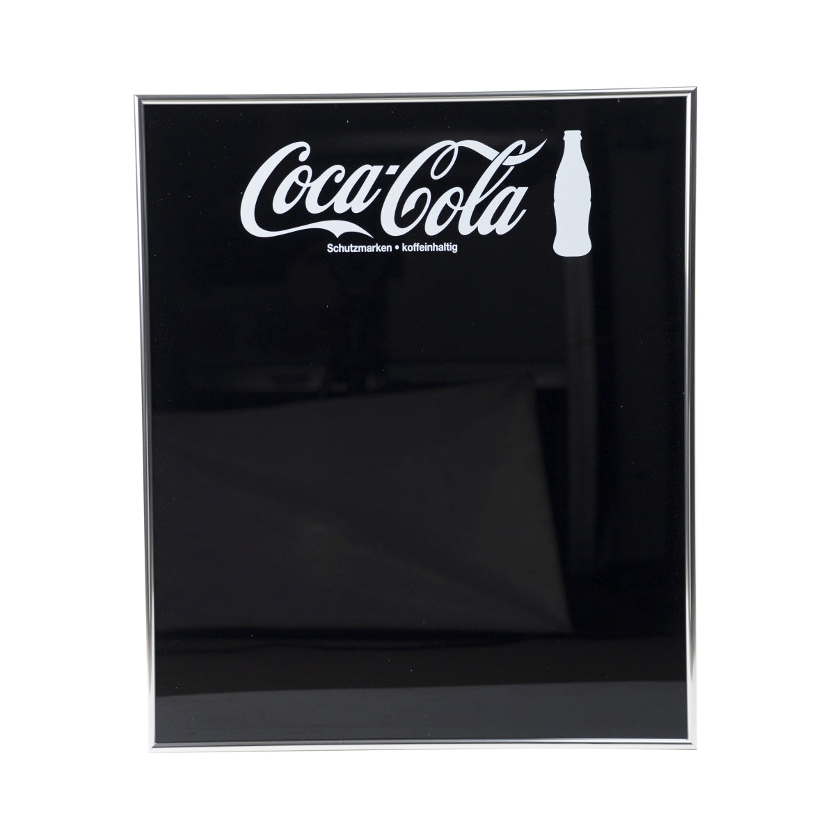 Tableau blanc Coca Cola 60 x 50 cm noir stylo marqueur panneau publicitaire décoration murale