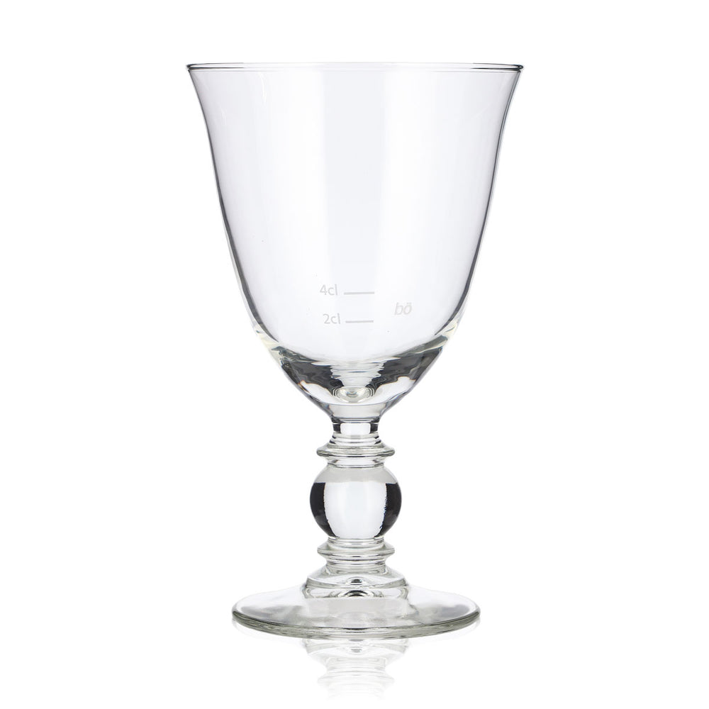 Verre à liqueur Cointreau 2 cl + 2 cl, pied orné du logo « Böckling »