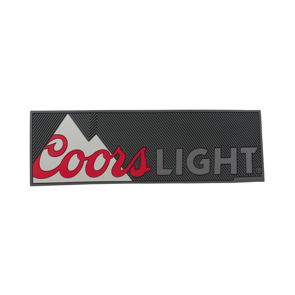Coors Light Tapis de bar 50 x 16 cm Tapis égouttoir pour verres UK Beer antidérapant