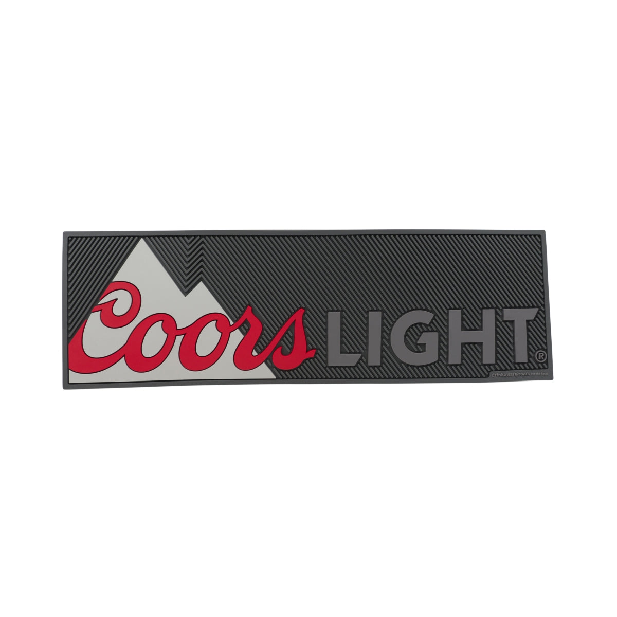 Coors Light Tapis de bar 50 x 16 cm Tapis égouttoir pour verres UK Beer antidérapant