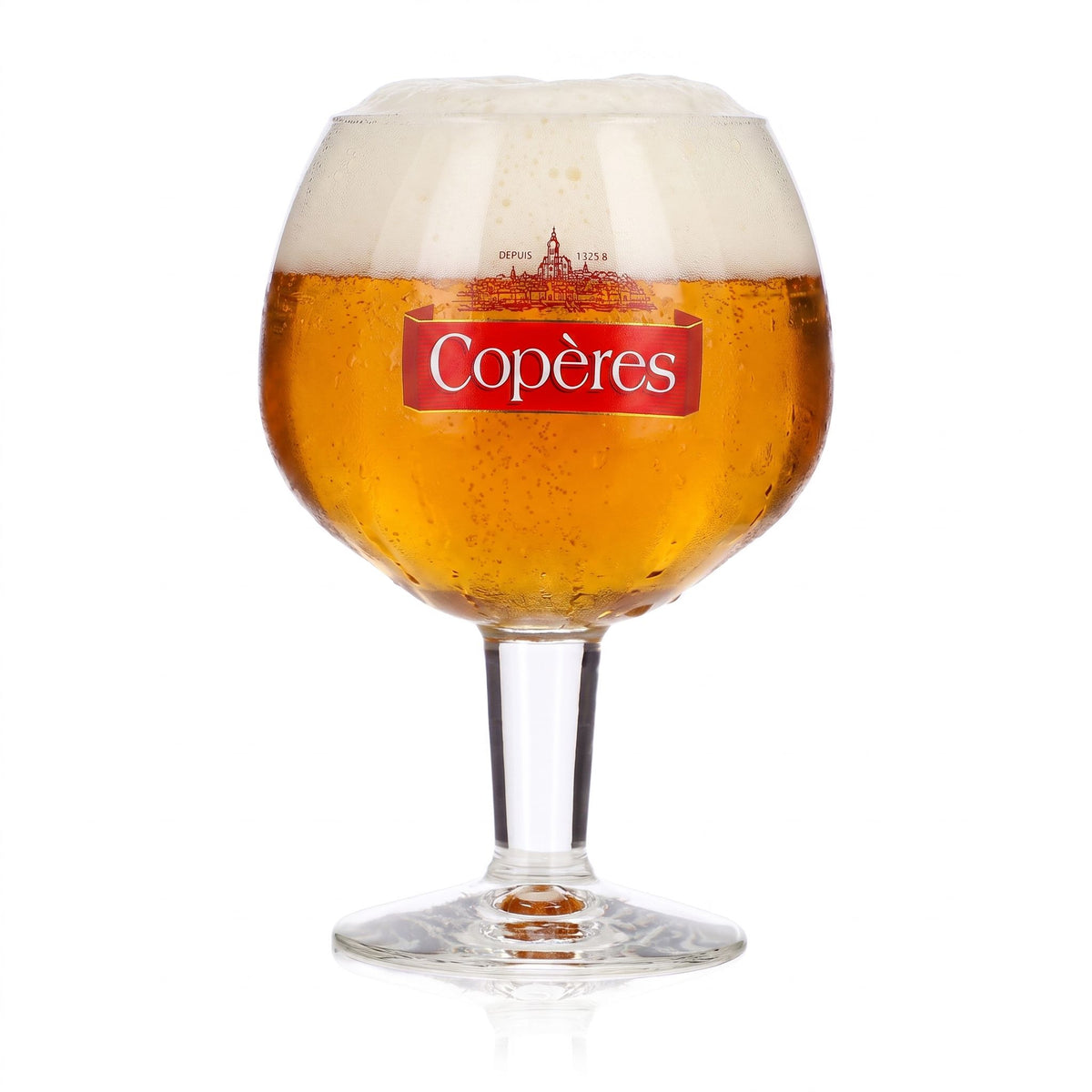 Verre à bière Copères 0,5 l, verre à pied de type « ballon »