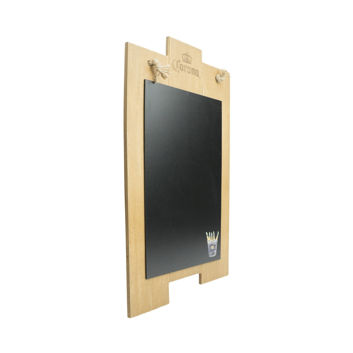 Corona Bière Tableau noir mural Panneau publicitaire Menu Board Menu en bois Stopper – Vue 2