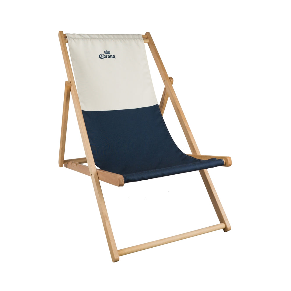 Chaise longue Corona en bois pour bière Chaise longue de plage Chaise de plage relax Chaise de terrasse