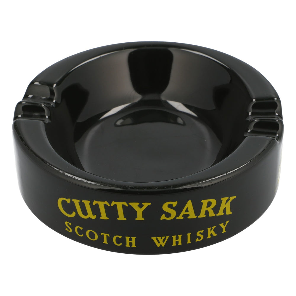 Cendrier Cutty Sark Whisky Cendrier Céramique Rétro Années 80 Rond Vert