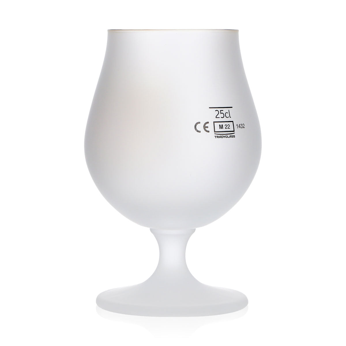 Verre à bière « Cuvée des Trolls » 0,25 l, forme tulipe, logo Troll, verre dépoli, verre à bière de type coupe – Vue 3