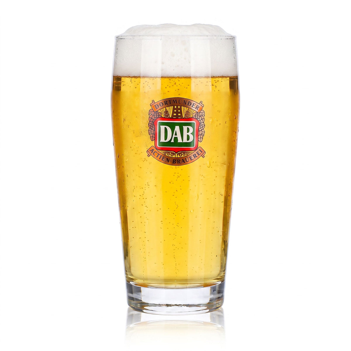 DAB - Brasserie de Dortmund : verre à bière DAB, gobelet de 0,25 l