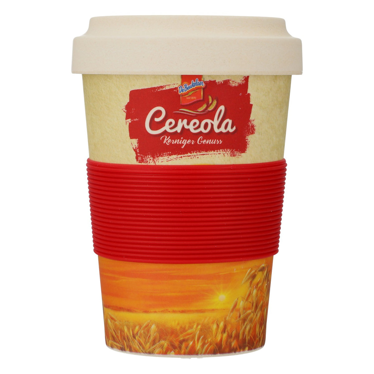 De Beukelaer - Tasse à café réutilisable en bambou pour emporter – Vue 2