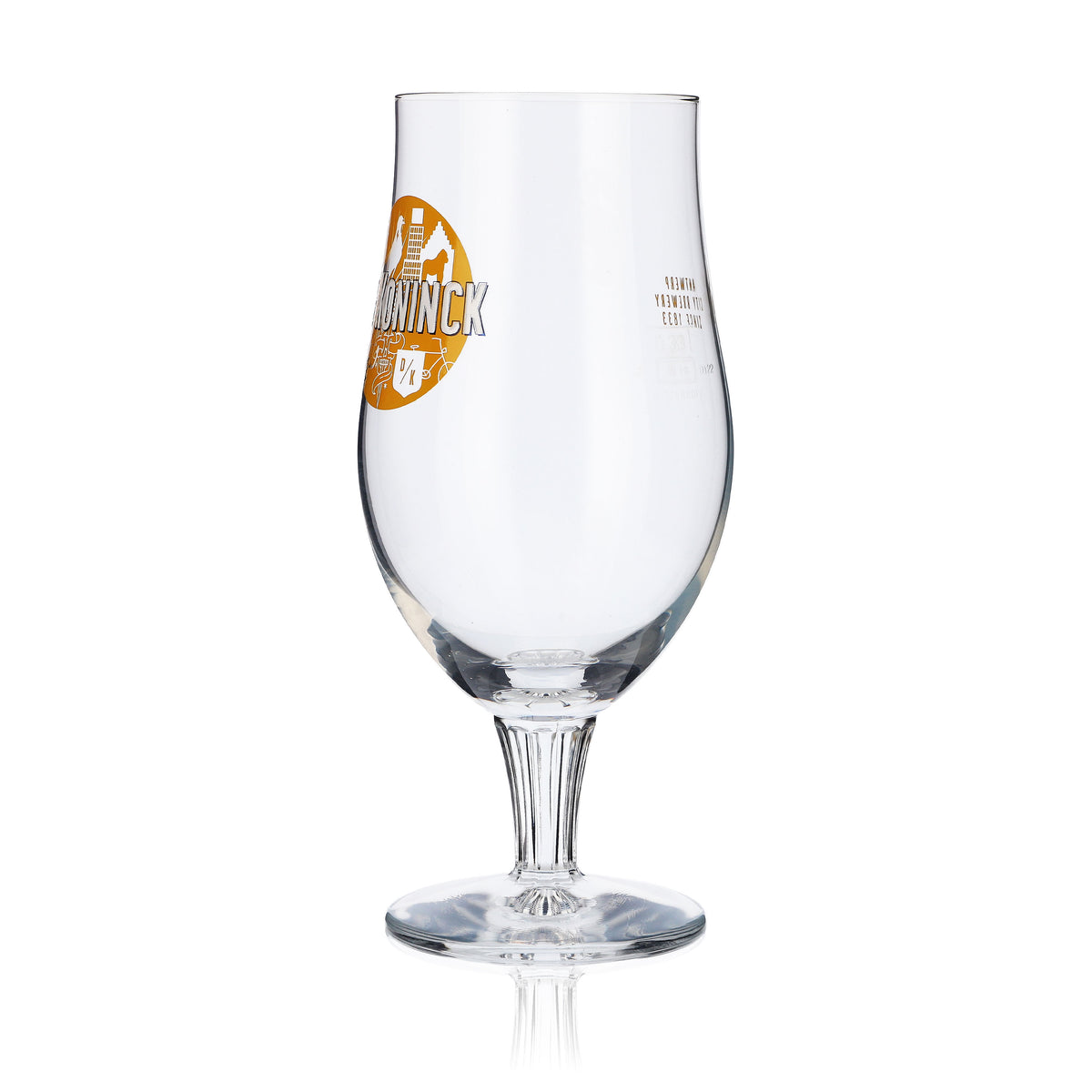 Verres à bière De Koninck Verres à bière en forme de coupe 0,33 l Coupe Craft Beer logo jaune – Vue 4
