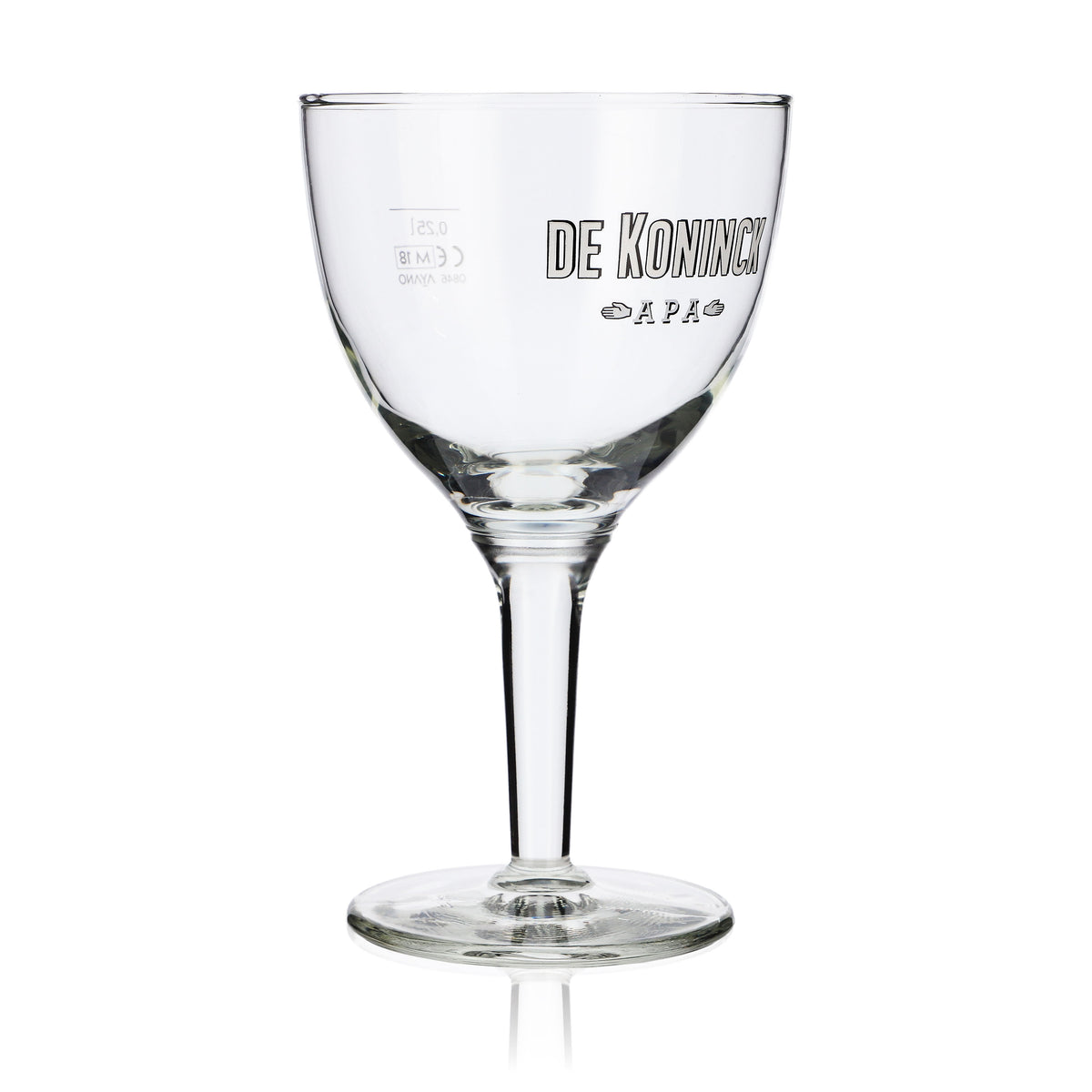 Verre à bière De Koninck Verre à bière en forme de coupe Verres à bière Verre à bière 0,25 l Verre à bière artisanale – Vue 2